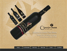 Tablet Screenshot of connorparkwinery.com.au